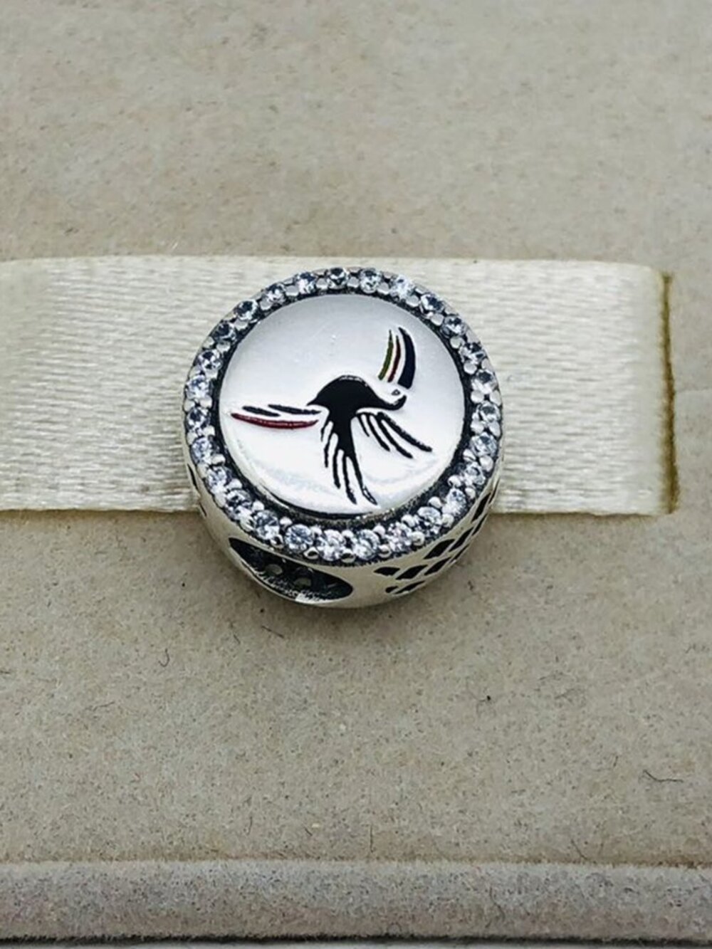 ✨🔥Pandora Belize charm Belize Birding Bead Charm S925 Sterling Silver